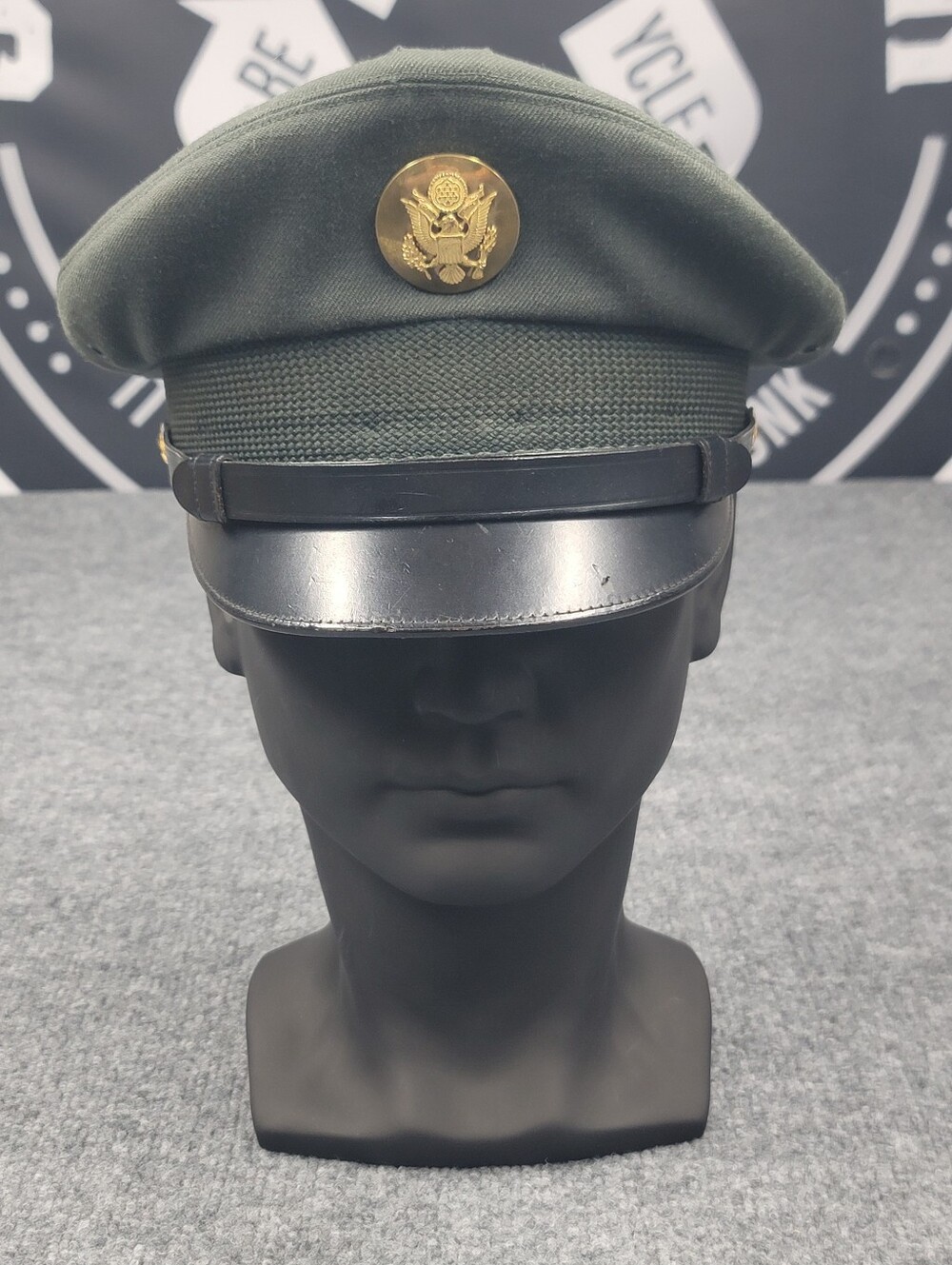 Vintage 1957-58  US Wool Army Enlisted Cap AG-44 Bancroft Cap Co.